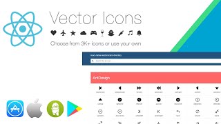 React Native Vector Icons setup amp use  React Native  Mr DevGeek  Malik Aamir [upl. by Ahsenrac]