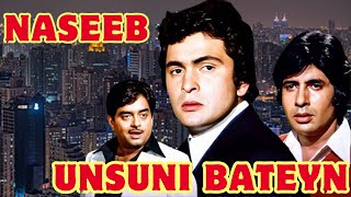 Naseeb 1981 Unknown Facts  Amitabh Bachchan  Rishi Kapoor  Shatrughan Sinha [upl. by Derte]