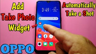 How to Add Take Photo Widget in Oppo A5s [upl. by Bringhurst]