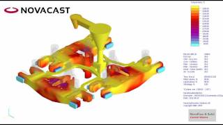 NovaCast  Iron Casting Simulation [upl. by Enymzaj515]