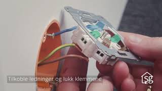 SG Install Guide Montering stikkontakt IF 2 norsk [upl. by Inge]