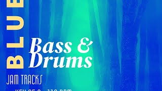 Blues Jam Tracks  G Maj  Drums amp Bass  110 BPM [upl. by Elwaine58]