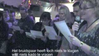 40 jarig trouwfeest Anny en Frans  het enveloppen lied [upl. by Cerveny]