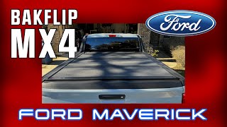 BAKFlip MX4 Tonneau Cover Install  Ford Maverick [upl. by Jerman]