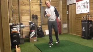 Golf Tip Gain more distance by gripping down the club [upl. by Ailssa]