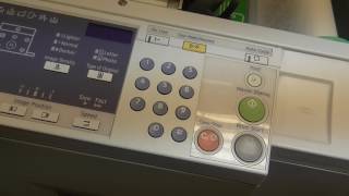 Gestetner 6123b CopyPrinter подготовка к эксплуатации [upl. by Yrrol]