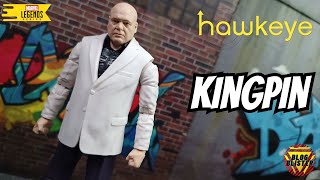 Marvel Legends Kingpin Hawkeye Serie Hydra Stomper BAF Reseña Review En Español [upl. by Rochester601]