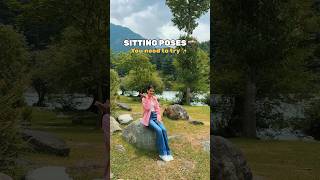 Sitting Poses in Jeans  Must try Poses  Shanika Khurmi ashortaday ytshorts shorts [upl. by Courtenay]