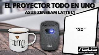 El proyector todo en unoportátil ASUS ZEANBEAM LATTE L1 [upl. by Annayram]