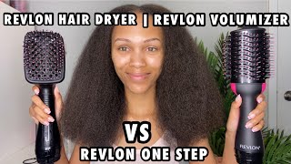 Revlon One Step Volumizer VS One Step Hair Dryer On Natural Hair  Which One Is Better [upl. by Faux]