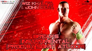 Breaks Instrumental  Wiz Khalifa Feat John Cena Prod By Sumit Atloori Wwe 2K15 The Soundtrack [upl. by Gladis319]