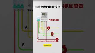 There are generally two connection methods for threephase electricity meterselectrican electrical [upl. by Karita]