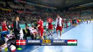 Denmark v Hungary Quarter Final handball 2013 [upl. by Waverly]