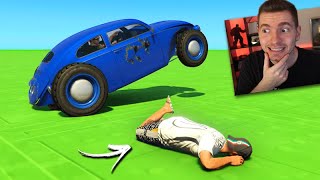 GTA V Online PARKOUR vs NOVO FUSCA  A pessoa FANTASMA [upl. by Yc]