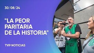 ATE rechazó la paritaria propuesta por el Gobierno [upl. by Lolita]