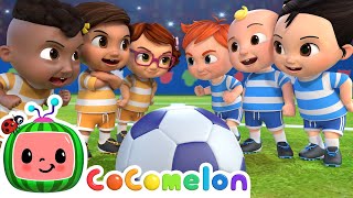 Soccer Song Football Song ⚽ CoComelon Nursery Rhymes amp Kids Songs [upl. by Gnivri]