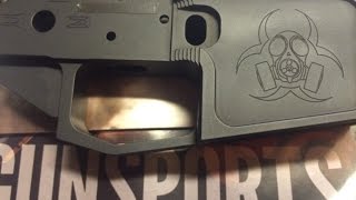 Outbreak Ordnance 7075 T6 Billet Lower Receiver PreColor Fill [upl. by Letnahc]