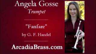 Fanfare by G F Handel  Trumpet Solo [upl. by Belac]