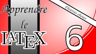 6  Diverses choses en LaTeX  lenvironnement verbatim [upl. by Wynnie]