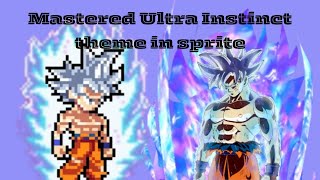 Mastered Ultra Instinct theme but in sprite version [upl. by Salguod]