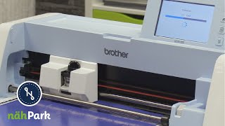 Brother SDX Hobbyplotter Flexfolie Flockfolie und Vinyl schneiden [upl. by Concha421]