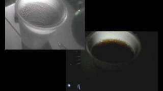 Webcam without IR filter a glass of coca [upl. by Ducan]