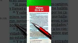 lecturabíblica videoscristianos versiculodeldia fe Mateo 22814 [upl. by Miran]