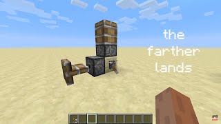 Cursed Minecraft Farther Lands shorts [upl. by Jopa170]