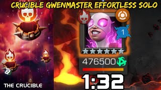 The Crucible Gwenmaster Effortless Solo 132 🤣 [upl. by Nerro]