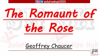 The Romaunt of the Rose Geoffrey Chaucer [upl. by Aig]