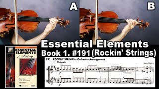 Essential Elements Violin Book 1 191 Rockin Strings [upl. by Orelle199]