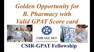 Life after B Pharmacy with GPAT score [upl. by Zelde316]