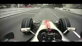 F1 2007 Monaco Fernando Alonso Onboard Pole Lap FOM [upl. by Ticon]