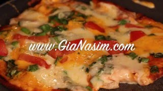 BEST Veggie Pizza Recipe Super EASY [upl. by Yddeg]