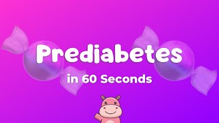 🍬 Prediabetes Explained in 60 seconds [upl. by Razaile]