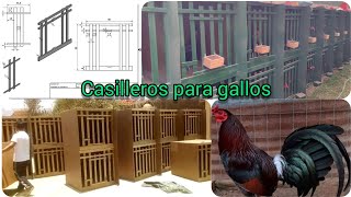 Como hacer casillas para gallos [upl. by Sigfried]