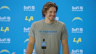 Justin Herbert On SNF vs Bengals  LA Chargers [upl. by Draner470]