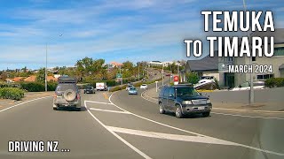 Driving New Zealand Temuka to Timaru  4K [upl. by Eniortna]