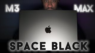 Unboxing Space Black MacBook Pro M3 Max  Hands On [upl. by Gorlicki]