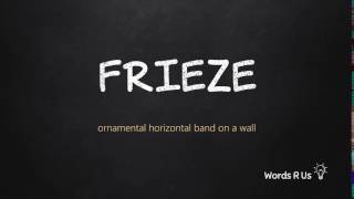 How to Pronounce FRIEZE in American English [upl. by Pebrook]