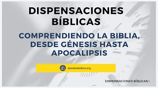 Dispensaciones Biblicas Introducción Part 1 Estudio bíblico dispensacional Desde la biblia [upl. by Hazard]