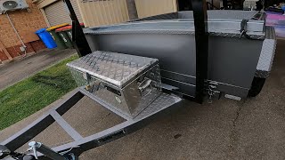 8x5 trailer for fencing set up Buhay sa Australia [upl. by Mundy]