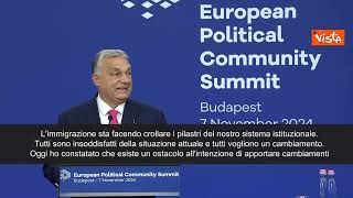 Orban quotRibelliamoci allattivismo dei giudici o non fermeremo mai i migrantiquot  SOTTOTITOLI [upl. by Nauhs467]