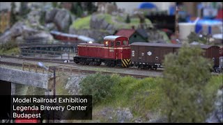 Model railroad exhibition Legenda Brewery Center Budapest p1 [upl. by Leandro710]