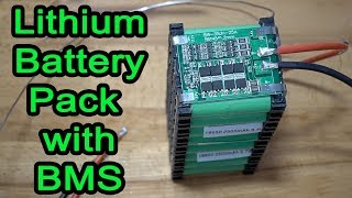 How to build an 18650 Lithium Battery Pack with BMS [upl. by Millian]