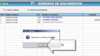 Inicializar documentos en Sinlib [upl. by Durning354]