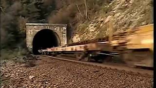 BNSF and UP trains Nelson Bennet tunnel Tacoma 2005 [upl. by Eivol]