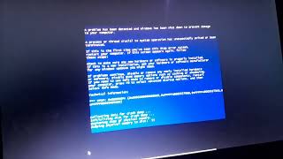 Windows 7 SP1 Has BSOD [upl. by Adieren]