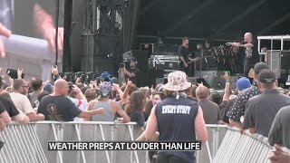 Thousands show out for day one of Louder Than Life in Louisville [upl. by Atteram241]