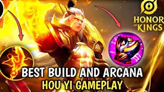 BUILD ITEM DEMAGE AND ATTACK SPEED TERBAIK HOU YI META TERBARU  Honor Of Kings [upl. by Retsek]